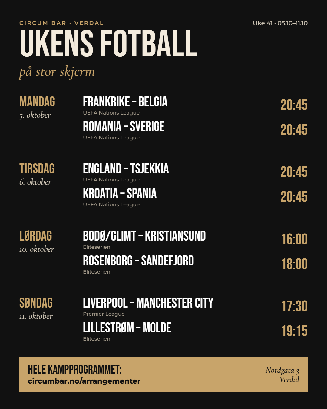 Fotball live i verdal